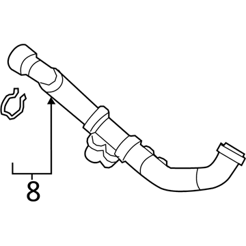 Ford AL3Z-8286-C Hose - Radiator