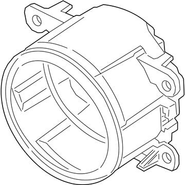 Ford 4F9Z-15200-AA Fog Lamp Assembly