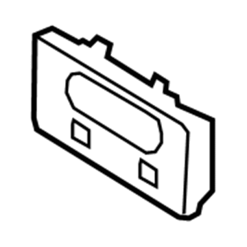 Ford 9L3Z-17A385-A License Bracket