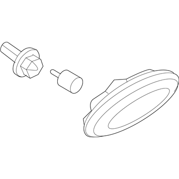 Mercury 5E6Z-13368-AA Repeater Lamp