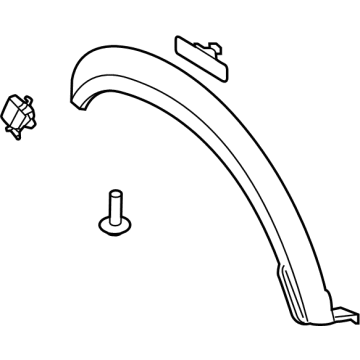 Ford ML3Z-16038-AB Wheel Opening Molding