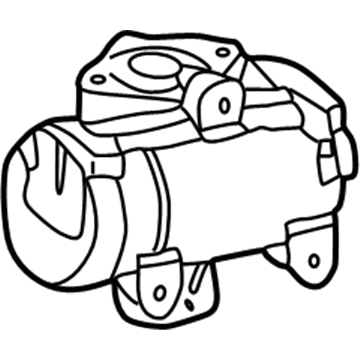 Mercury E4AZ-3548-A Steering Gear Housing