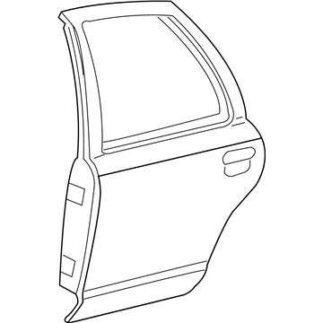 Mercury 3W7Z-5424630-AA Door Shell