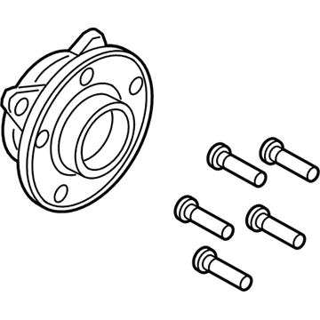 Ford FR3Z-1104-G Rear Hub & Bearing