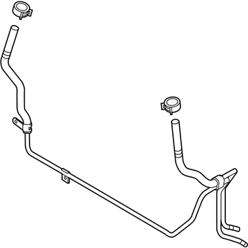 Lincoln Nautilus Automatic Transmission Oil Cooler Line - K2GZ-7R081-C