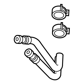 Lincoln Nautilus Automatic Transmission Oil Cooler Line - K2GZ-7B028-B