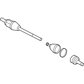 Ford 5M6Z-3A427-AB Front Axle Shaft