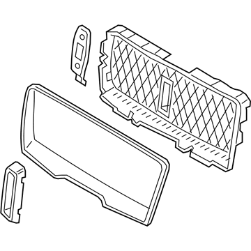 Lincoln JL7Z-8200-BA Grille Assembly