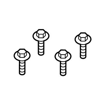 Ford -W707293-S439 Support Bracket Bolt