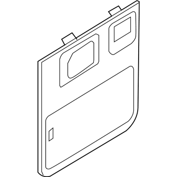 Ford 9C2Z-1645221-AB Rear Door Trim