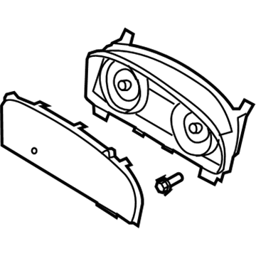 Ford 8T4Z-10849-A Cluster Assembly