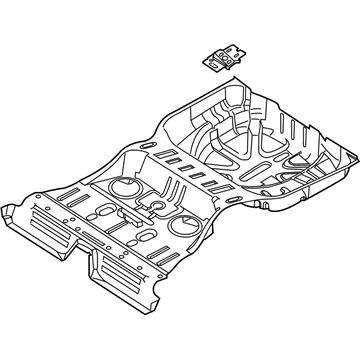 2018 Ford Flex Floor Pan - DA8Z-7411160-B