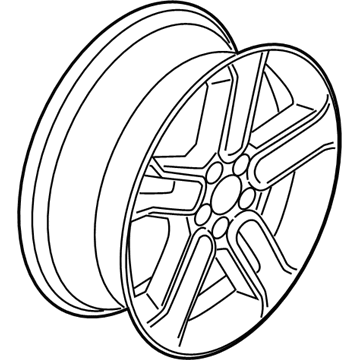 Ford DA8Z-1007-F Wheel, Alloy