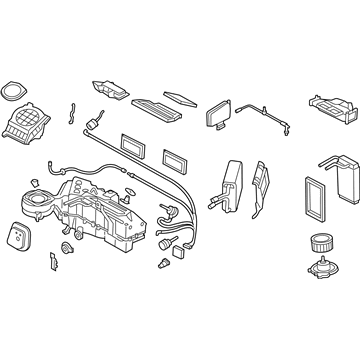 Lincoln 4L7Z-19B555-CA Evaporator Assembly