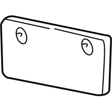 Ford F87Z-17A385-AAA License Bracket