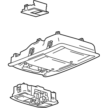 Ford 9L3Z-18519A70-BA Console Assembly - Overhead