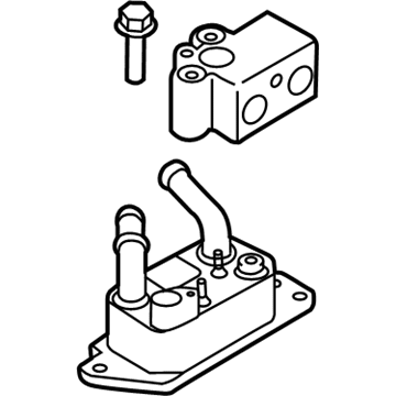 Ford CT4Z-7A095-A Oil Cooler Assembly