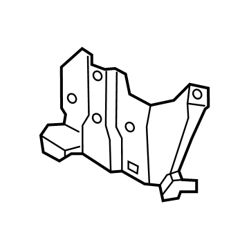 Ford KB3Z-17B984-A PLATE - BUMPER MOUNTING