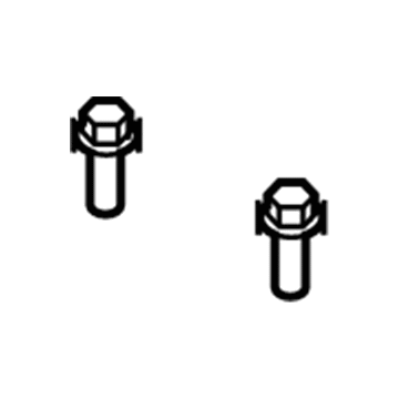 Mercury -W708004-S437M Mount Bracket Bolt