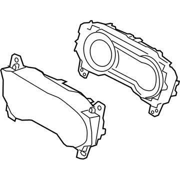 Lincoln EJ7Z-10849-AA Cluster Assembly