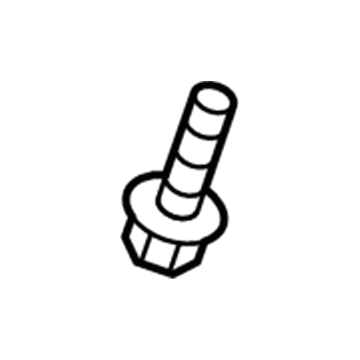 Ford -W707628-S424 Lower Column Cover Screw