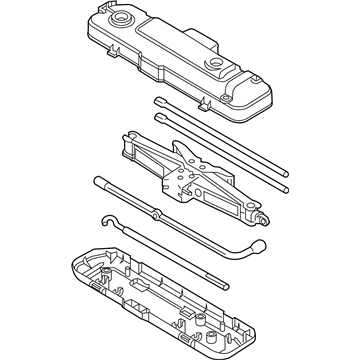 Ford EL3Z-17080-A Jack Assembly