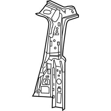 Ford 5F9Z-7441021-AA Rear Pillar Reinforcement