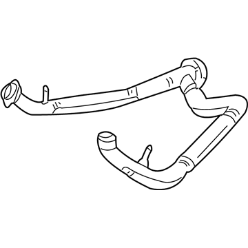 Ford E-150 Club Wagon Exhaust Pipe - YC2Z-5246-AA