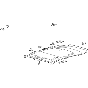 Ford FT4Z-5851916-FG Headlining - Roof