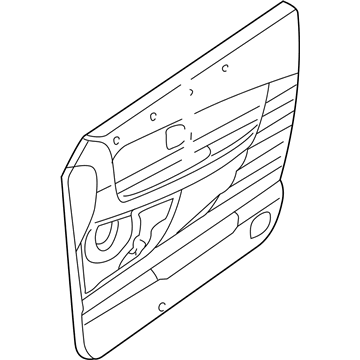 Ford 4W6Z7623942BAA Panel Assembly Door Trim