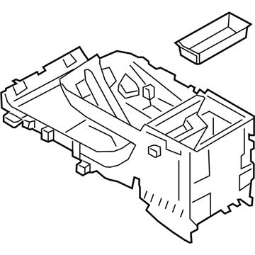 Lincoln JL7Z-78045B30-AA Floor Console