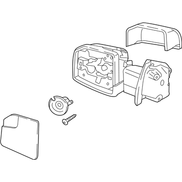 Ford FL3Z-17683-BB Mirror Assembly