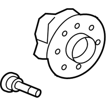 Ford 7T4Z-1104-C Hub & Bearing