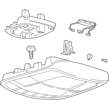 Ford ML3Z-18519A70-EAT Overhead Console