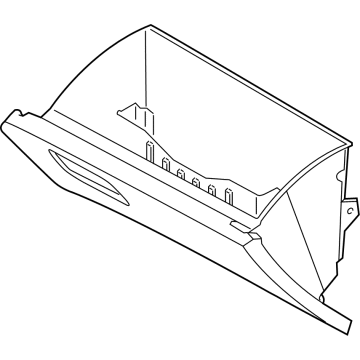 Ford M2DZ-7806024-AC DOOR ASY - GLOVE COMPARTMENT