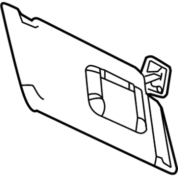 Ford Flex Sun Visor - DA8Z-7404105-BA