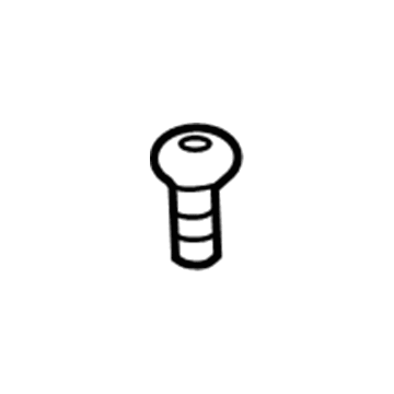 Lincoln -W504775-S437M Seat Belt Assembly Screw