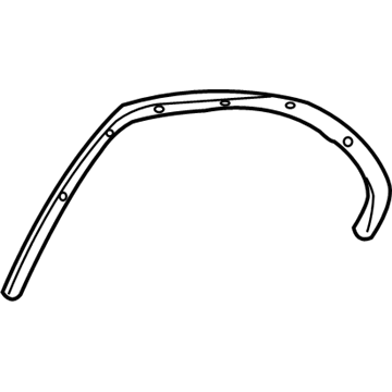 Lincoln XW4Z-5425560-AAA Window Trim