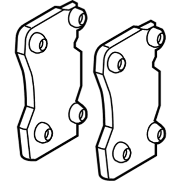 Ford KR3Z-2001-C KIT - BRAKE LINING