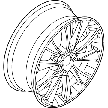 Lincoln DE9Z-1007-B Wheel, Alloy