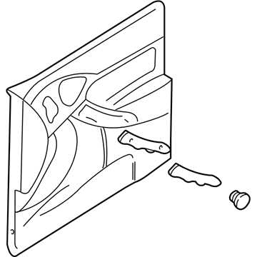 Ford YS4Z6123942CAB Trim Assembly Front Door