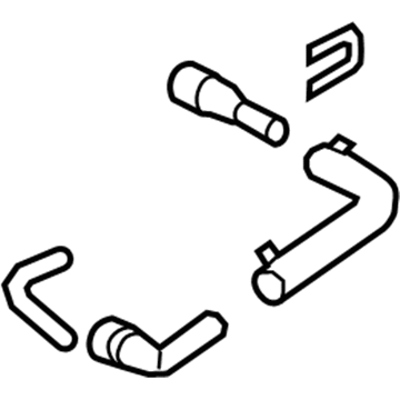 Lincoln MKZ Radiator Hose - DS7Z-8C289-B