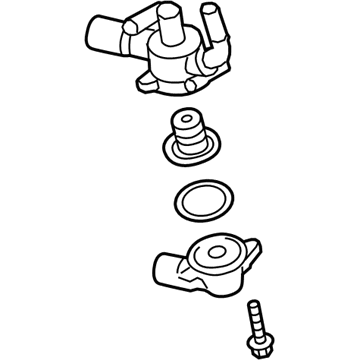 2019 Ford Fusion Thermostat Housing - DS7Z-8A586-D