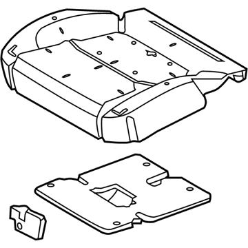 Ford DB5Z-78632A23-P Seat Cushion Pad