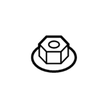 Ford -W520101-S437 Hold Down Nut