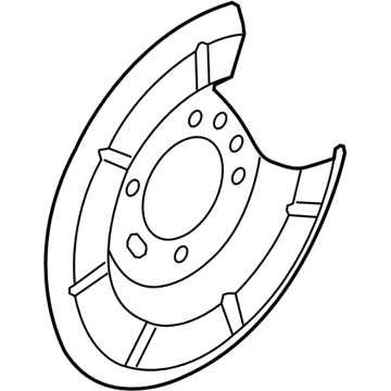 Ford CV6Z-2C028-B Backing Plate