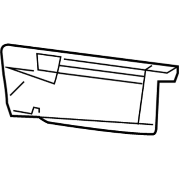 Ford F8VZ-5411251-AA Extension - Rear Floor Pan - Side