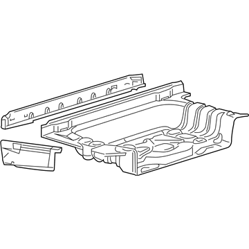 Lincoln 3W1Z-5411215-AA Rear Floor Pan