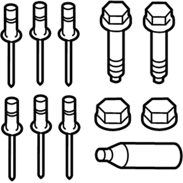 Lincoln 6E5Z-5019-A Engine Cradle Repair Kit