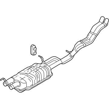 Ford NL7Z-5230-A Muffler & Pipe